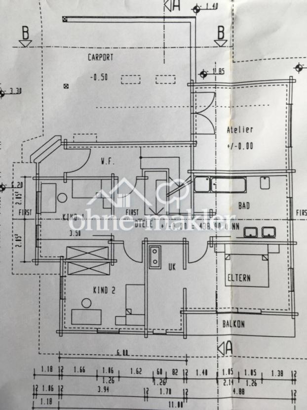 Grundriss Obergeschoss