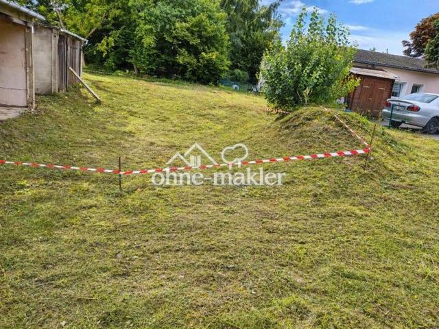 Abgesteckte Umriss geplGebäude