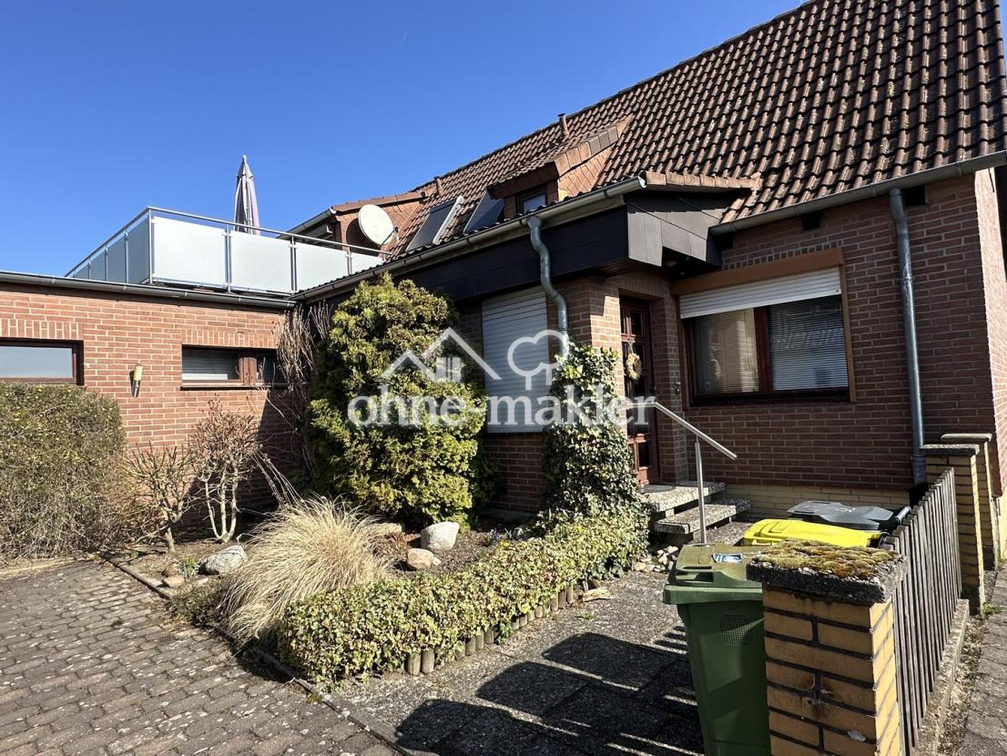 Vorderseite des Hauses