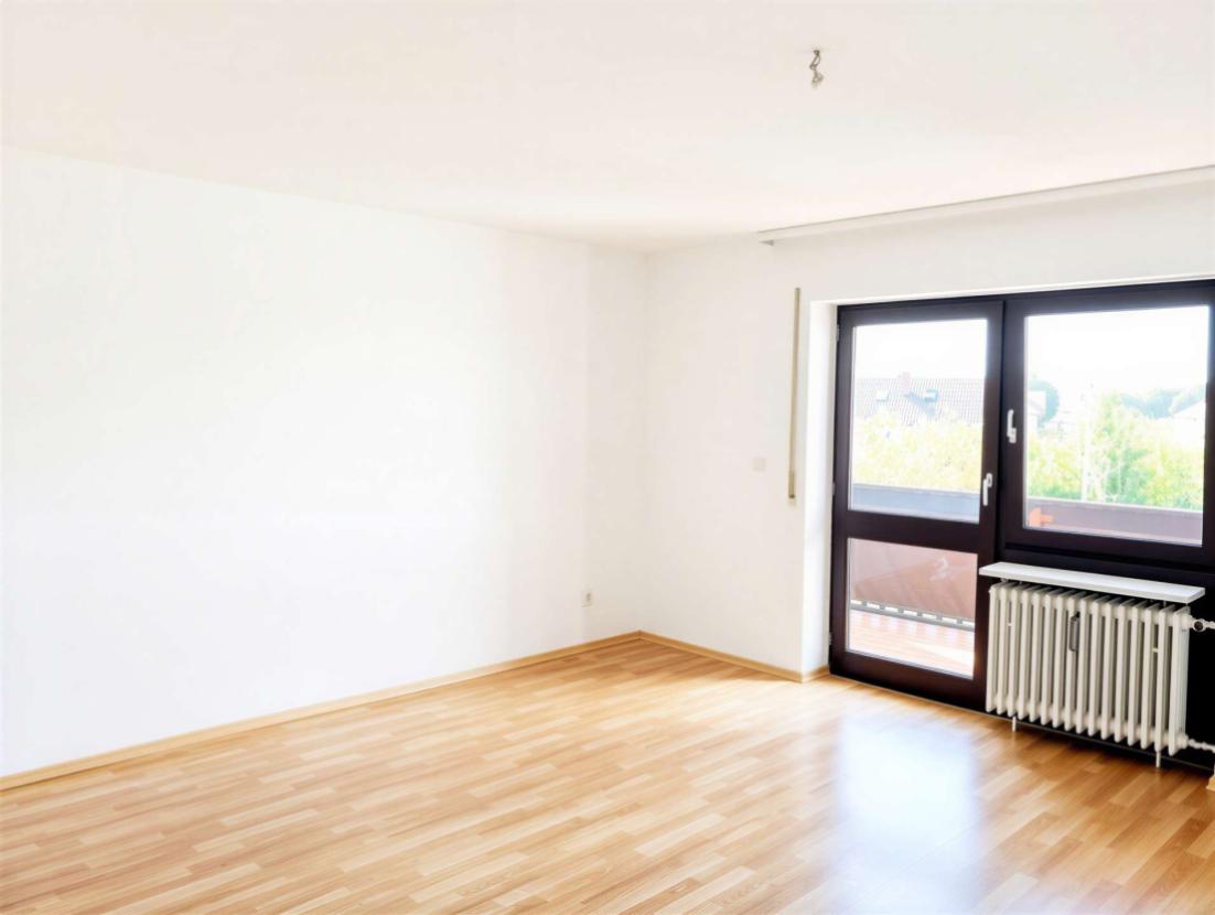 Wohnzimmer - mit KI entmöbliert