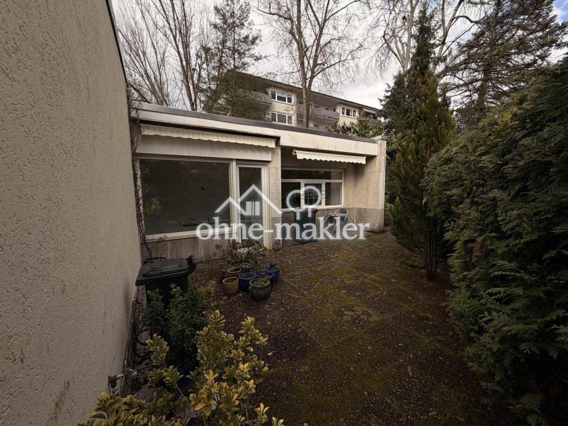 Terrasse vor Zimmer 1 und 2