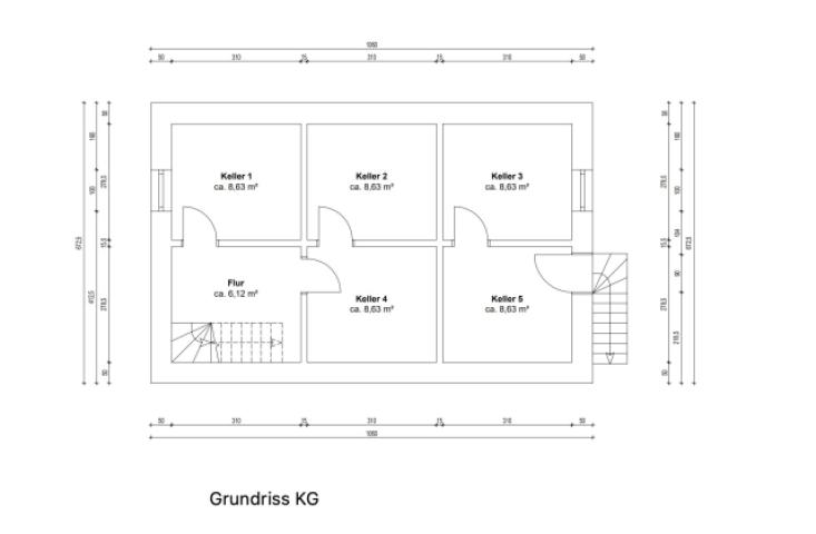 Grundriss Kellergeschoss 