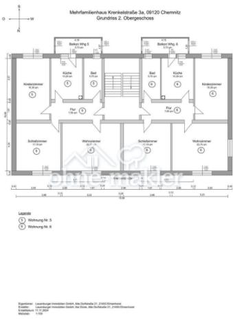 Grundriss Wohnung 6
