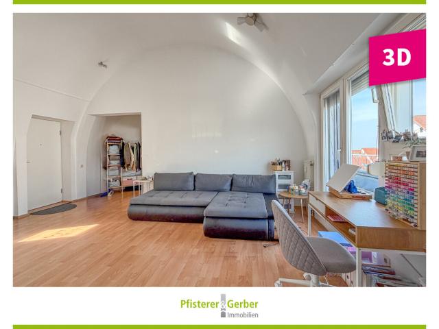 1,5-Zimmer-Wohnung mit Dachterrasse