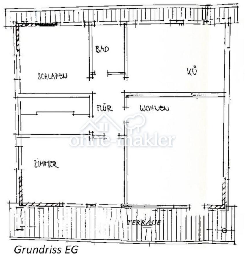 Grundriss EG Wohnung 