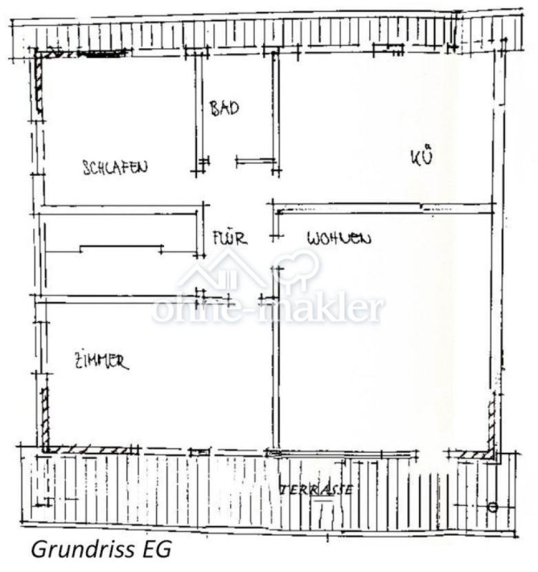 Grundriss EG Wohnung 