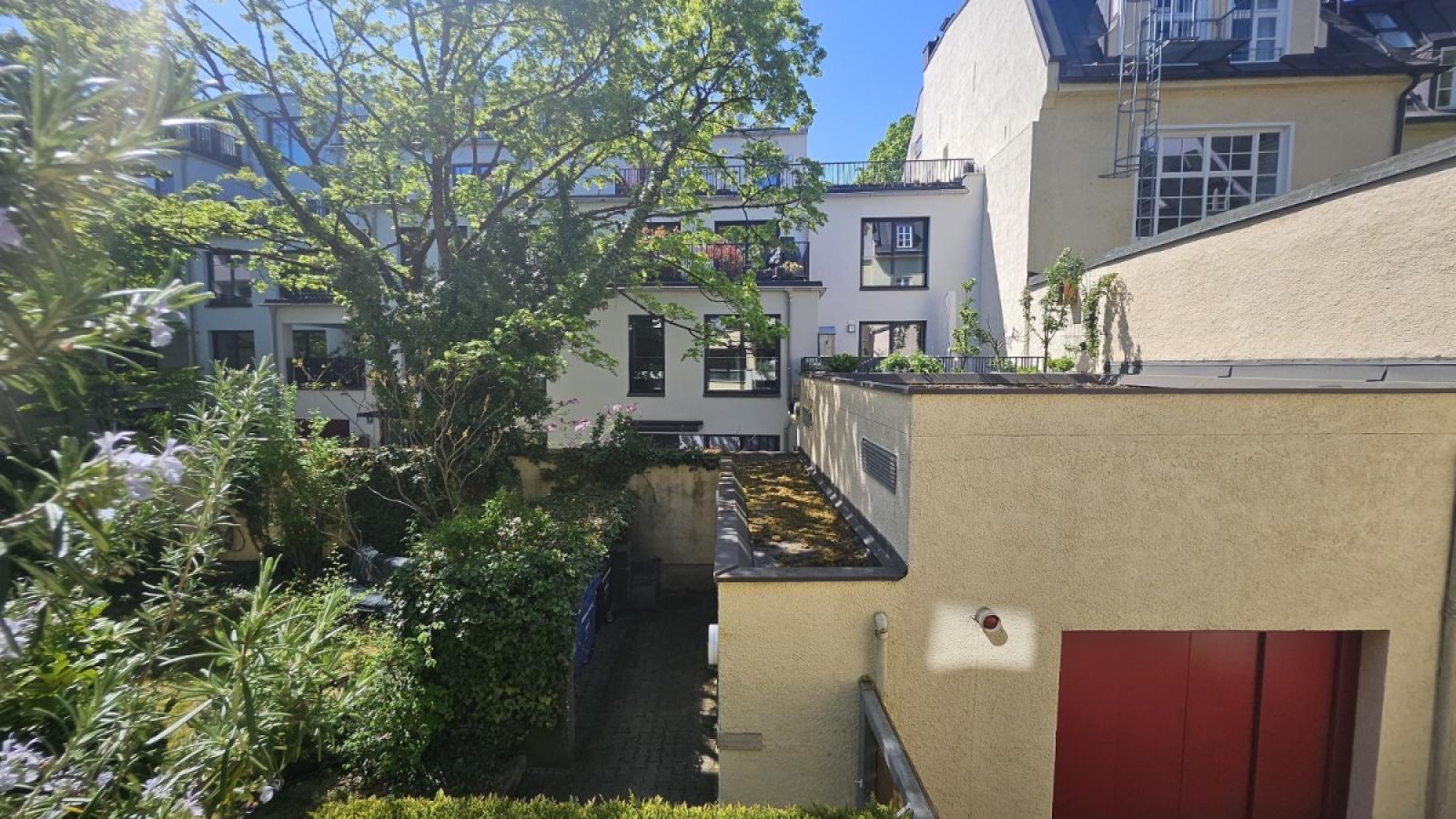 Blick zum Innenhof
