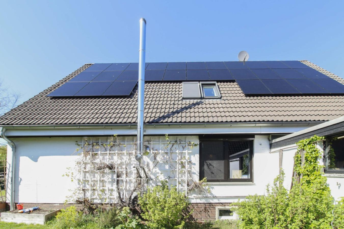 Seitenansicht PV Anlage