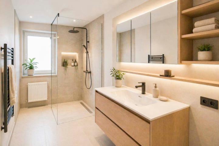 Badezimmer visualisiert