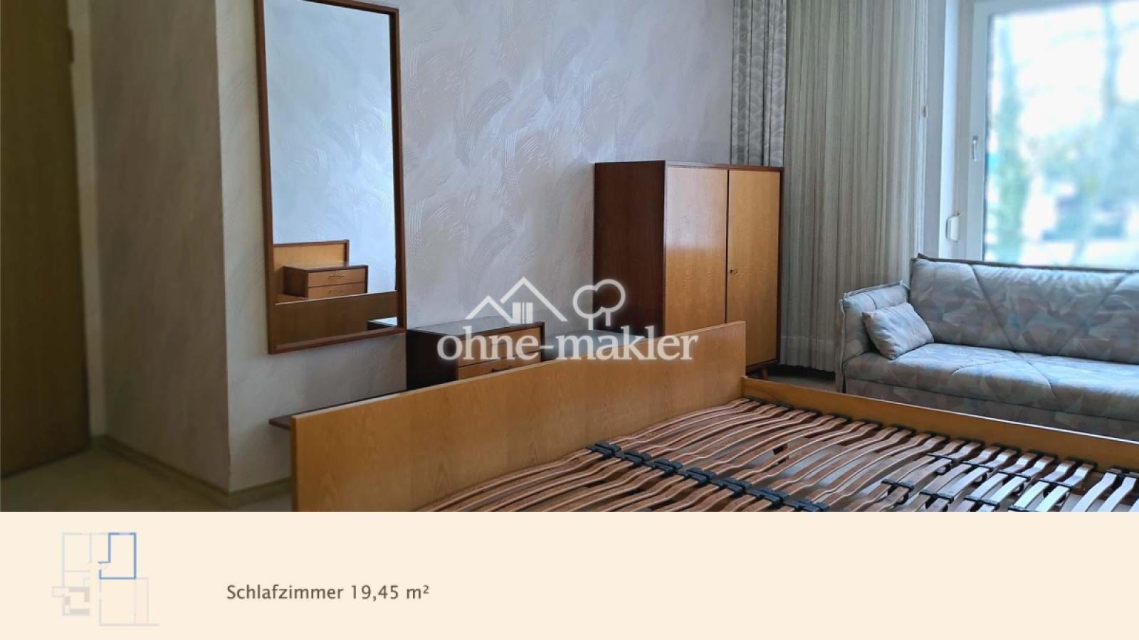 Zimmer 21 m²