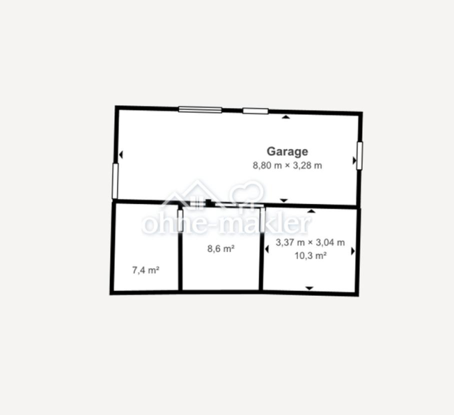 Grundriss Garage