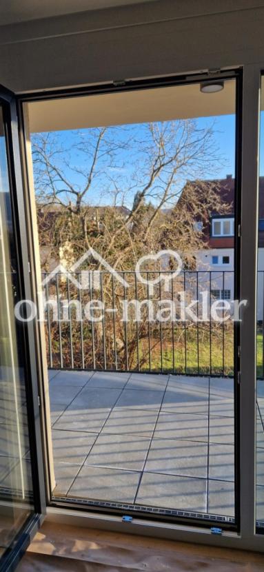 Blick seitlich vom Balkon