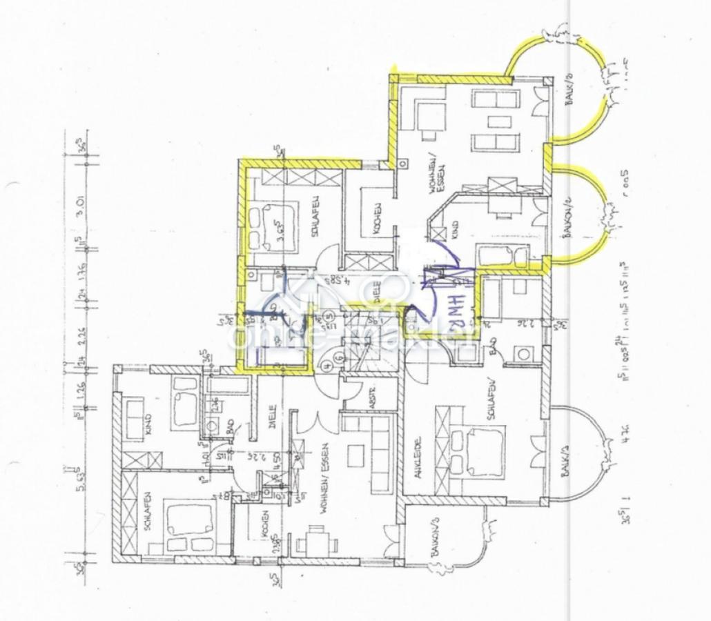 Grundriss Wohnung