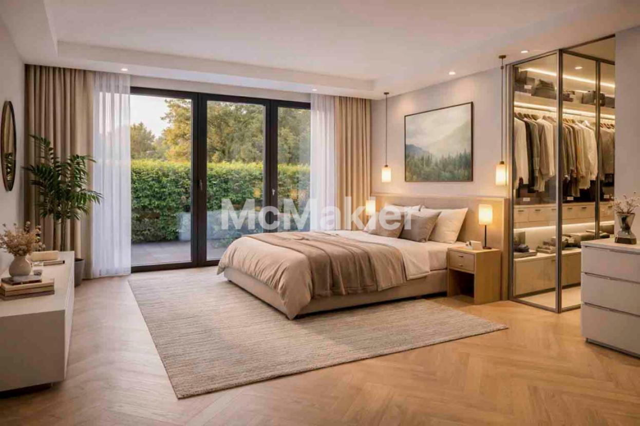 Master-Bedroom mit Bad en Suite_