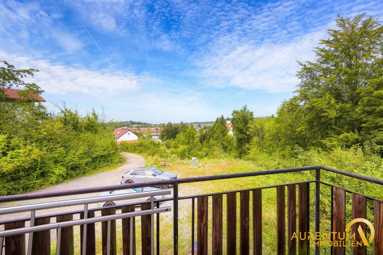 Ausblick Balkon