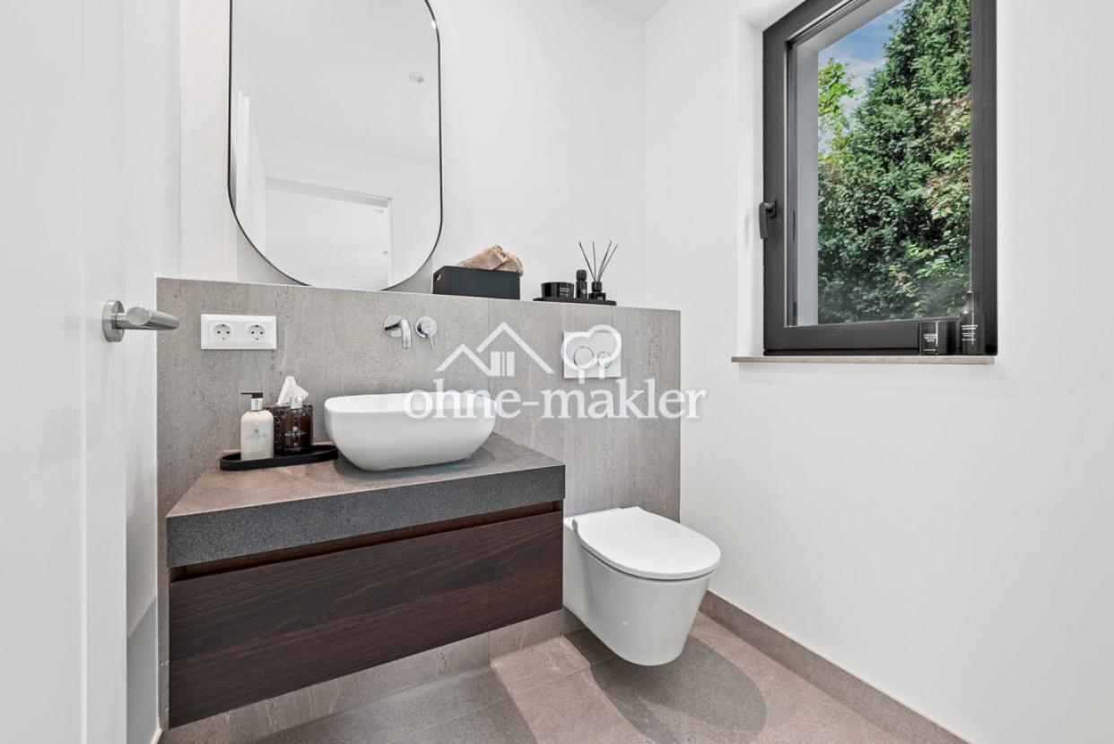 Gäste-WC mit Tageslicht