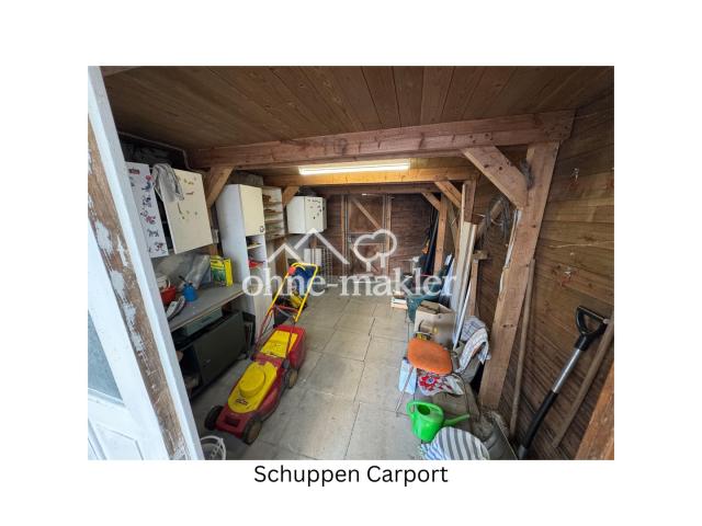 Schuppen bgb.v.Garten u.Carpor