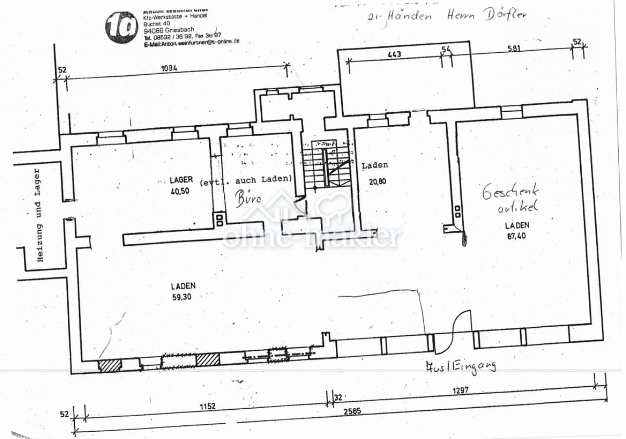 Plan-Gewerbefläche