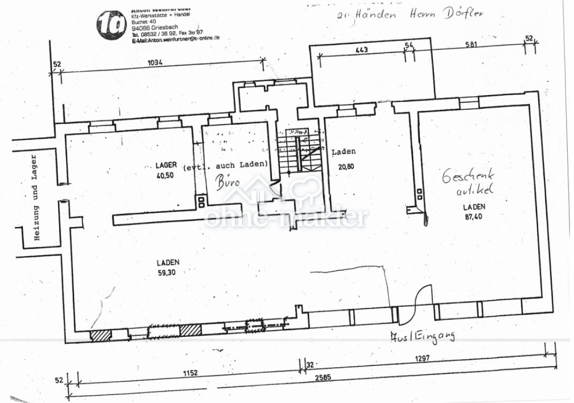 Plan-Gewerbefläche