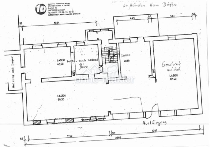 Plan-Gewerbefläche