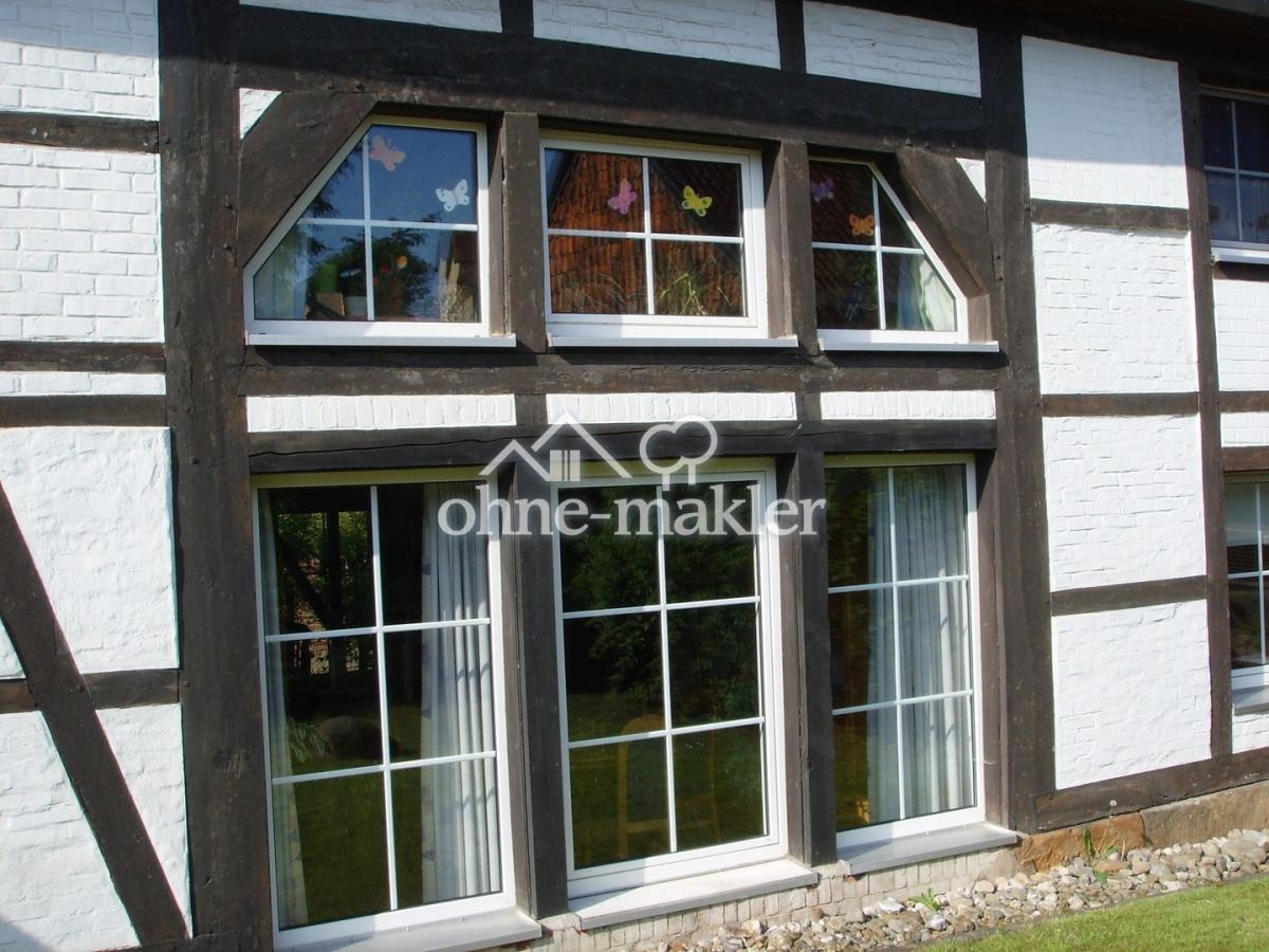 Fensterfront der Wohnung