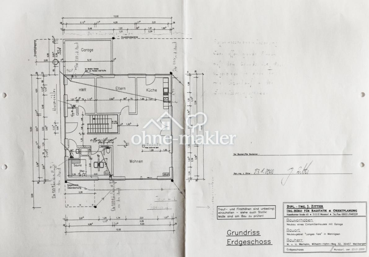 Grundriss EG