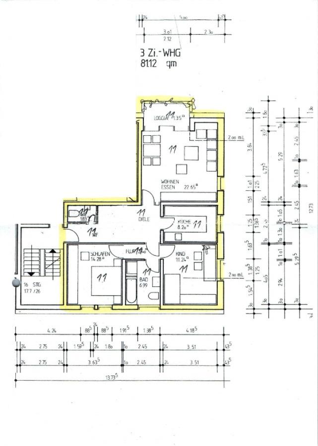 Wohnungsgrundriss