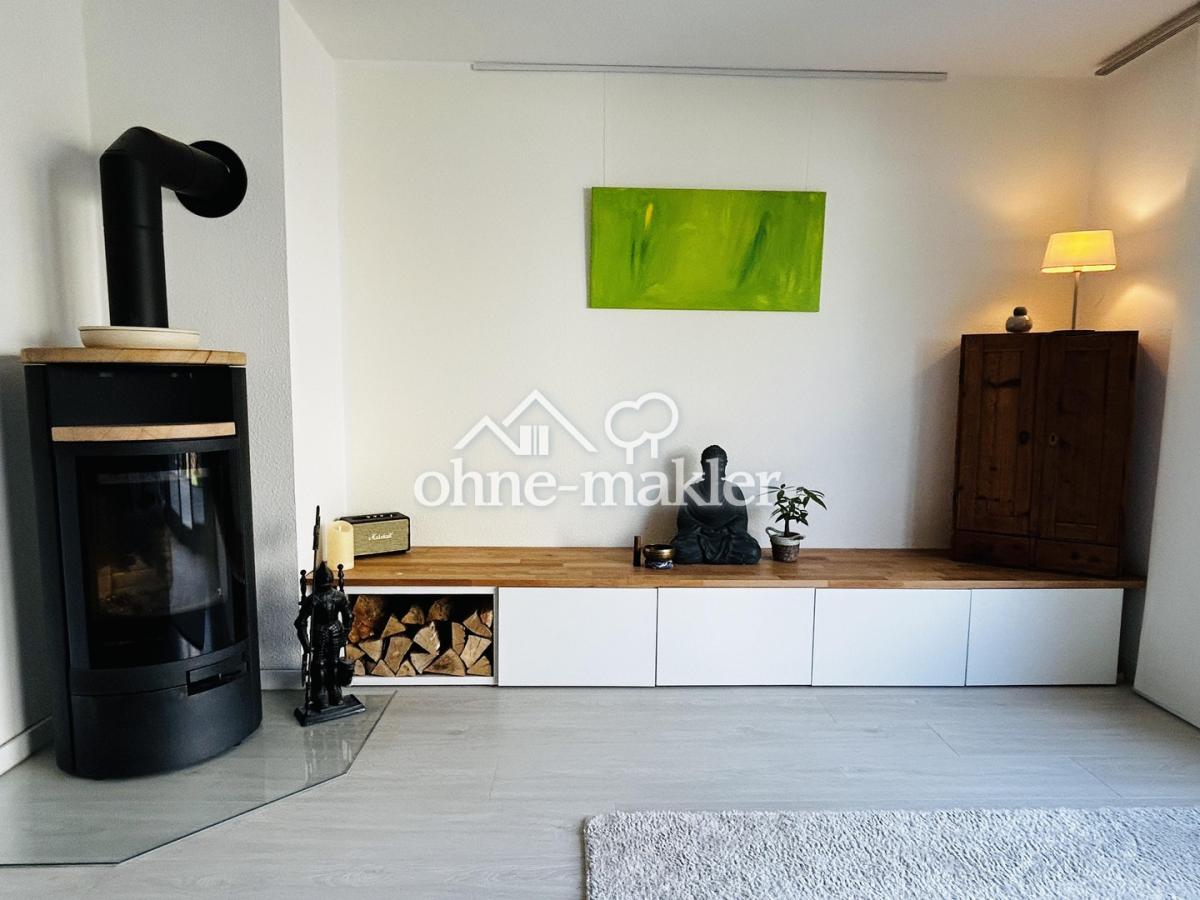 Wohnbereich mit Ofen