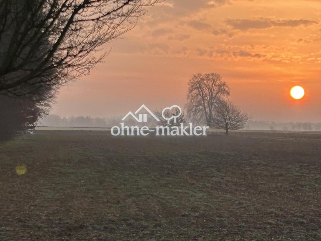 Blick aus Fenster am Morgen