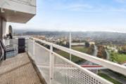 Blick vom Balkon