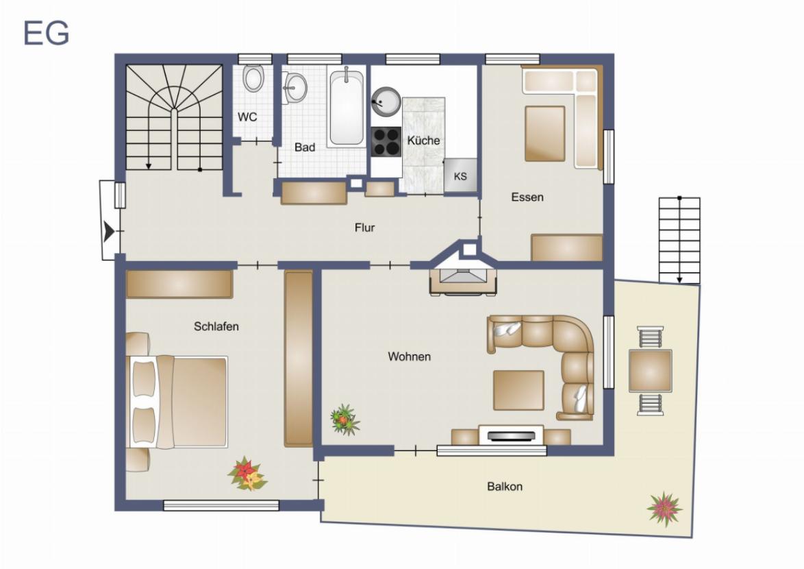 Grundriss EG