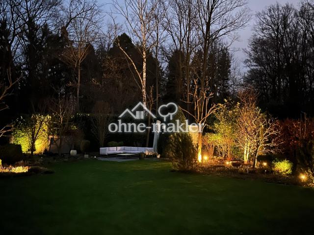 Garten, Blick in den Wald