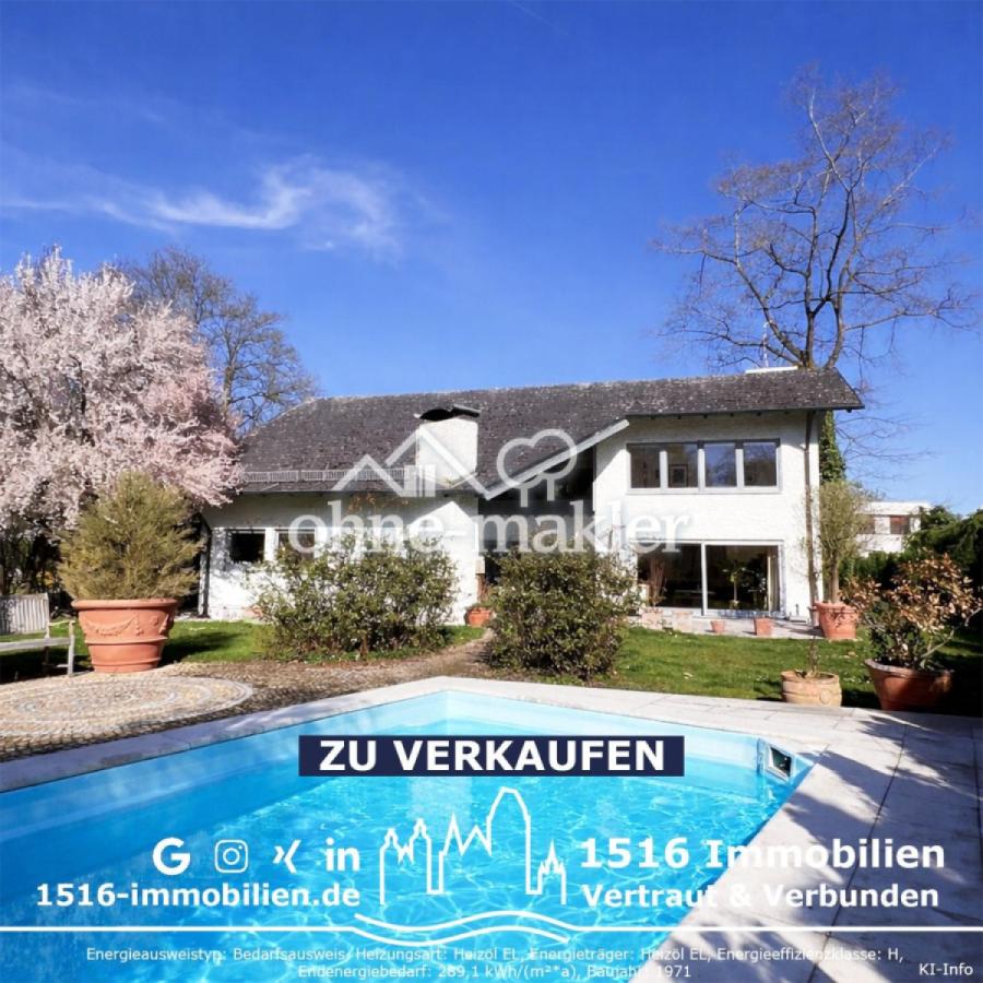 Außen mit Pool