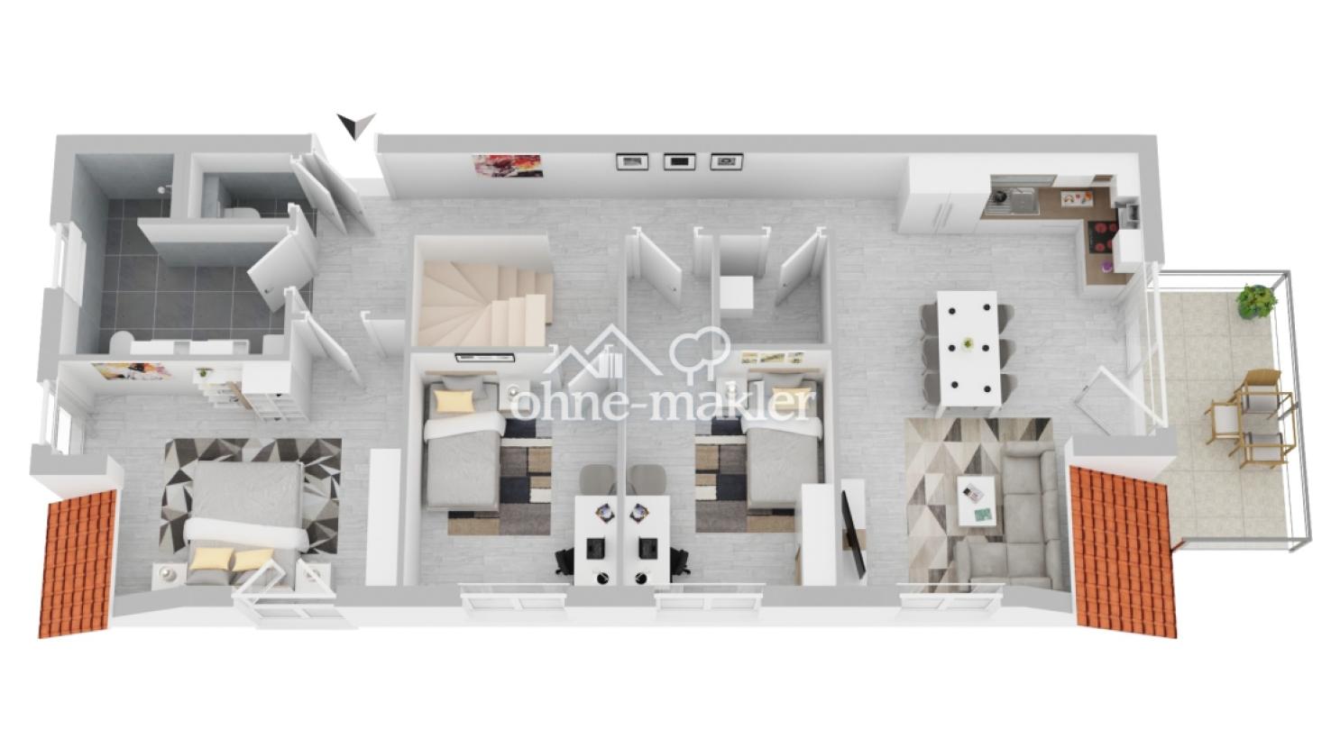 3D-Grundriss 1.DG