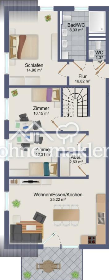 Grundriss 1.DG