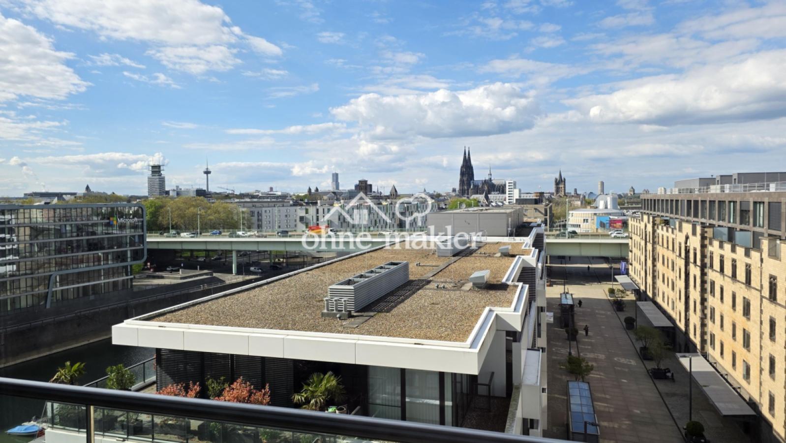 Blick vom Balkon Richtung DOM
