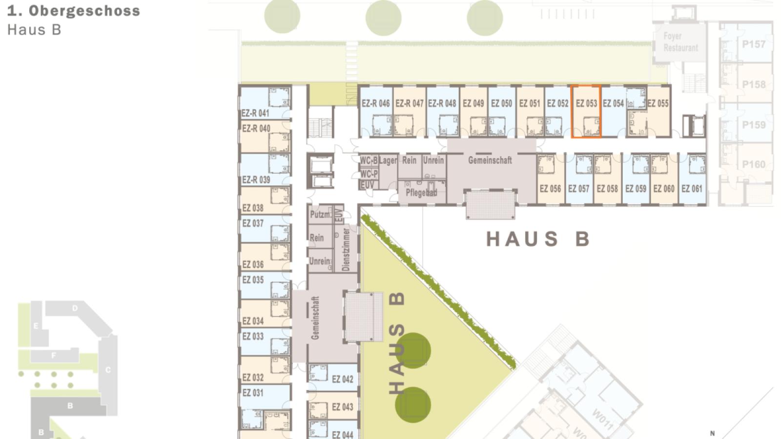 Grundriss 1. Obergeschoss