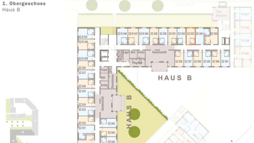 Grundriss 1. Obergeschoss