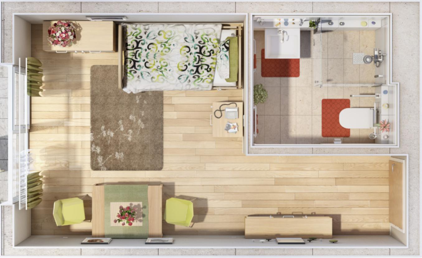 Grundriss Apartment