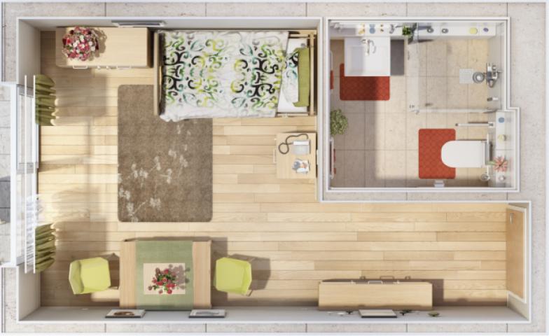 Grundriss Apartment
