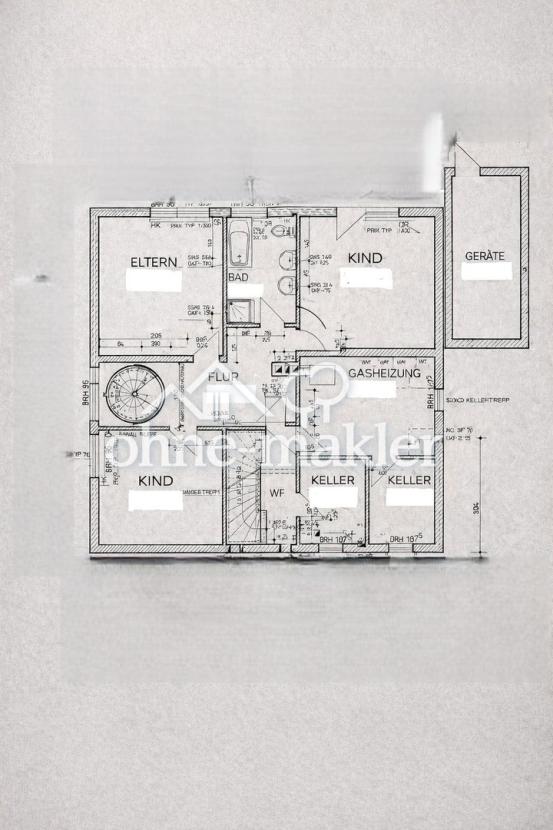 Grundriss Gartenebene