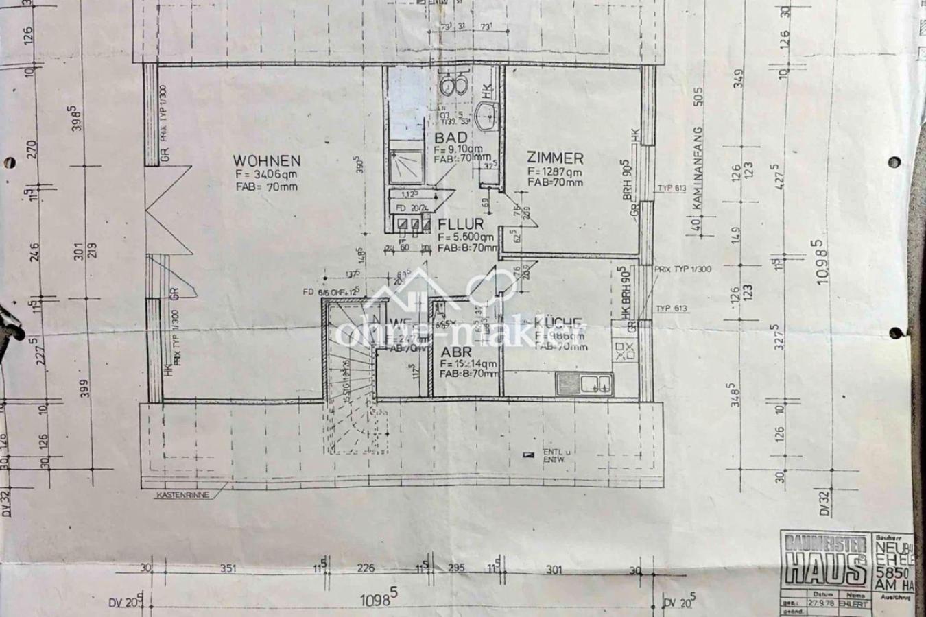 Grundriss Dachgeschoss