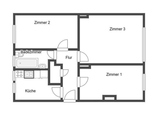 Grundriss Skizze