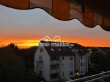  Balkon bei Sonnenuntergang