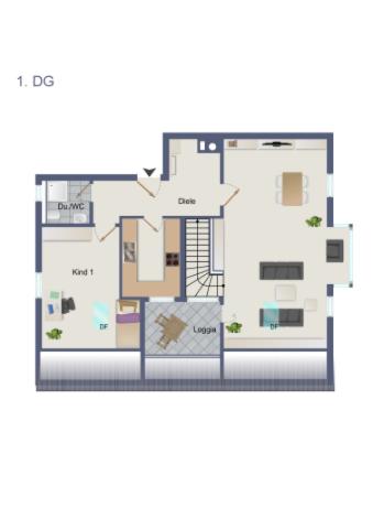 Grundriss 1. DG