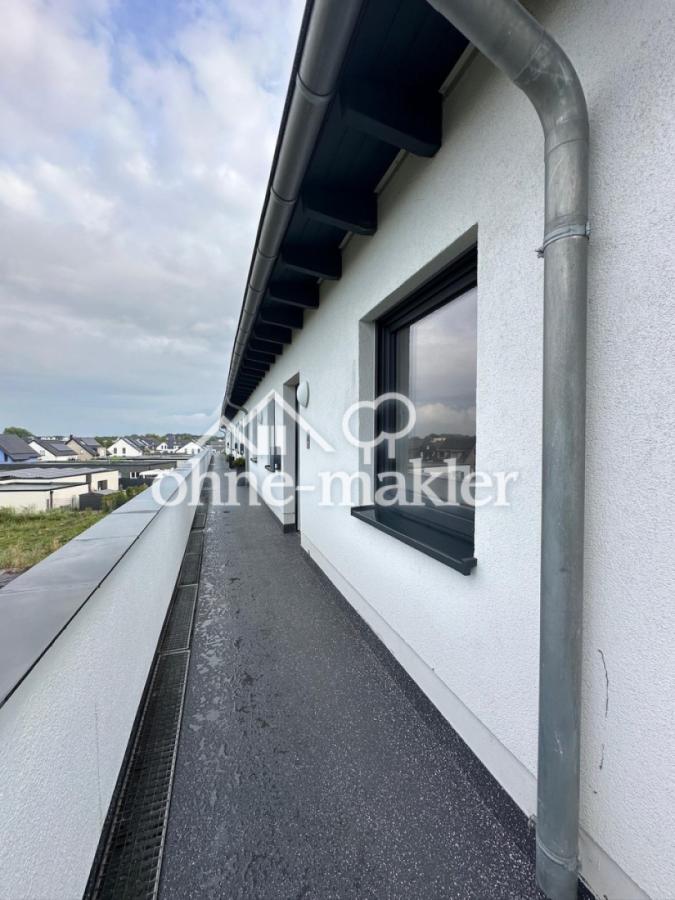 Laubenaufgang der Wohnung