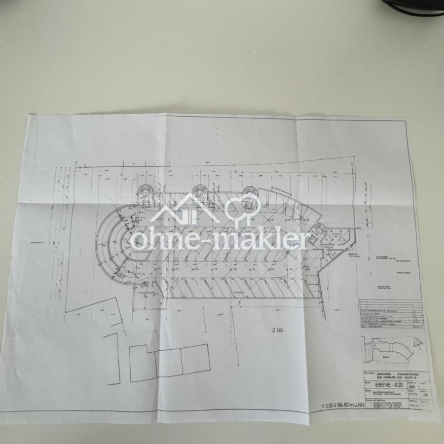 Aufteilungsplan Tiefgarage