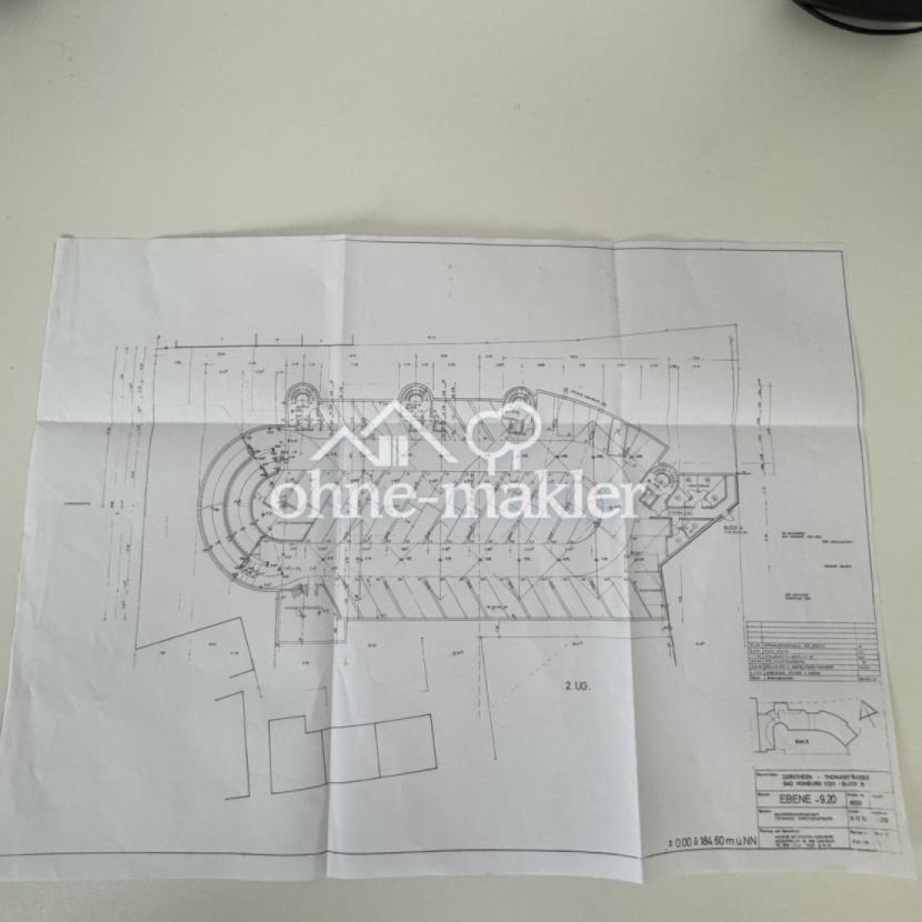 Aufteilungsplan Tiefgarage