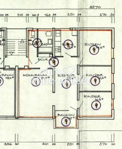 Grundriss 4,5 Zimmerwohnung
