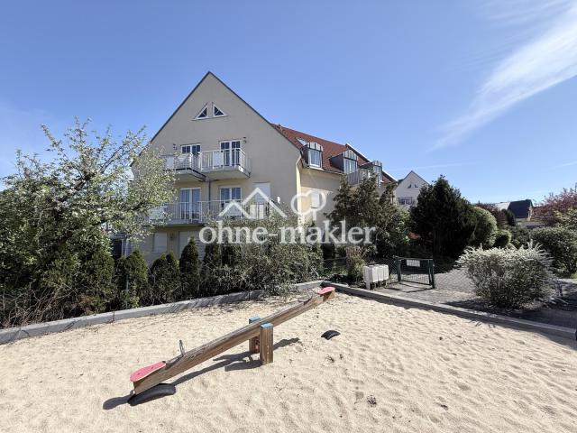 Sandkasten in der Anlage